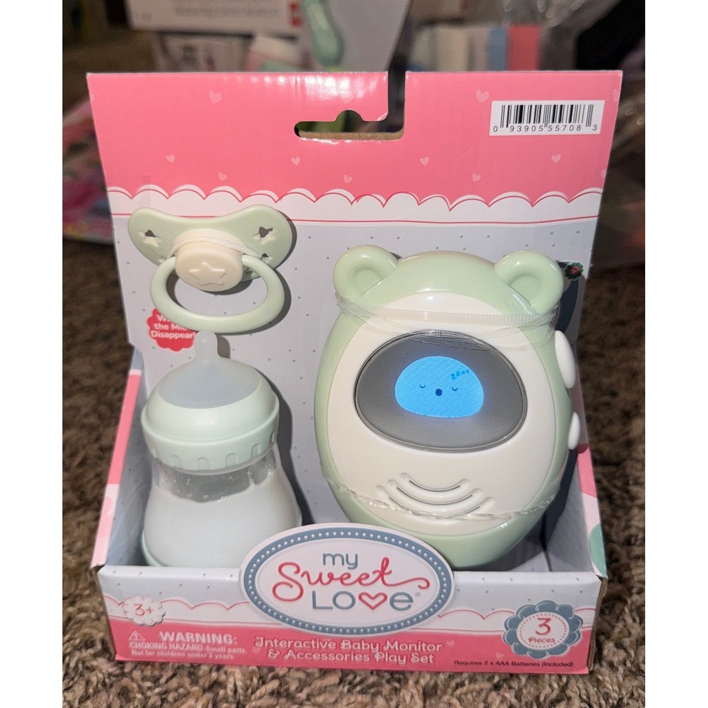 My Sweet Love Interactive Baby Monitor and Accessories Play Set (NWT)